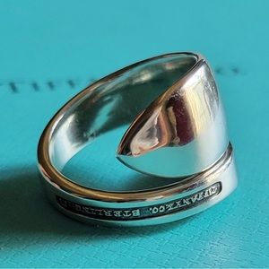 Tiffany & Co. Sterling Silver 925 Spoon Ring circa 1910